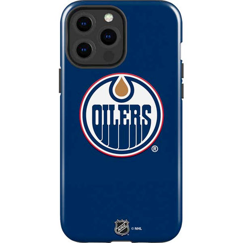 NHL Edmonton Oilers Solid Background iPhone 15 Pro Max Impact Case